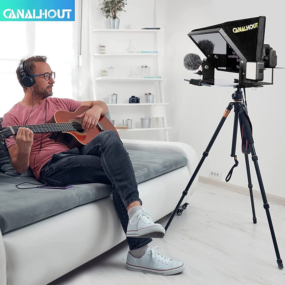 Amazon | ToucLait 12インチ テレプロンプターキット デジタル